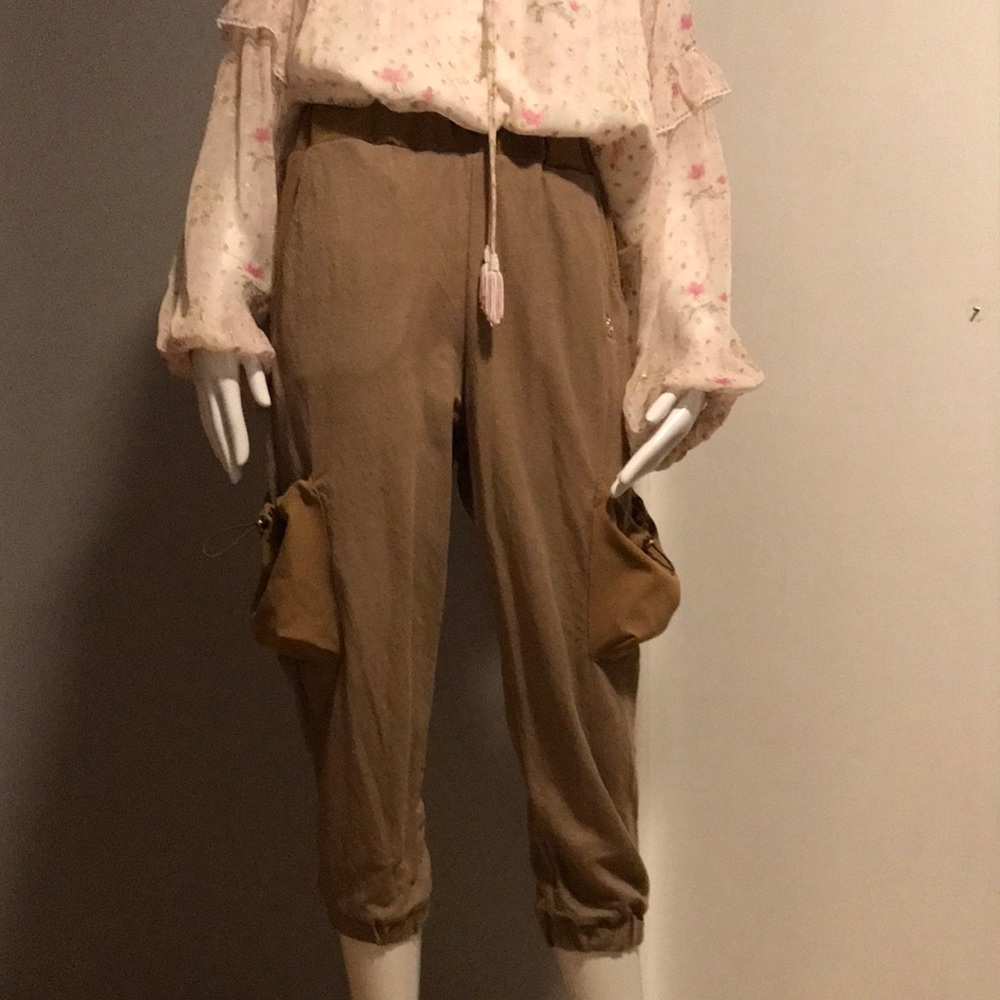 Elisabetta Franchi linen capri